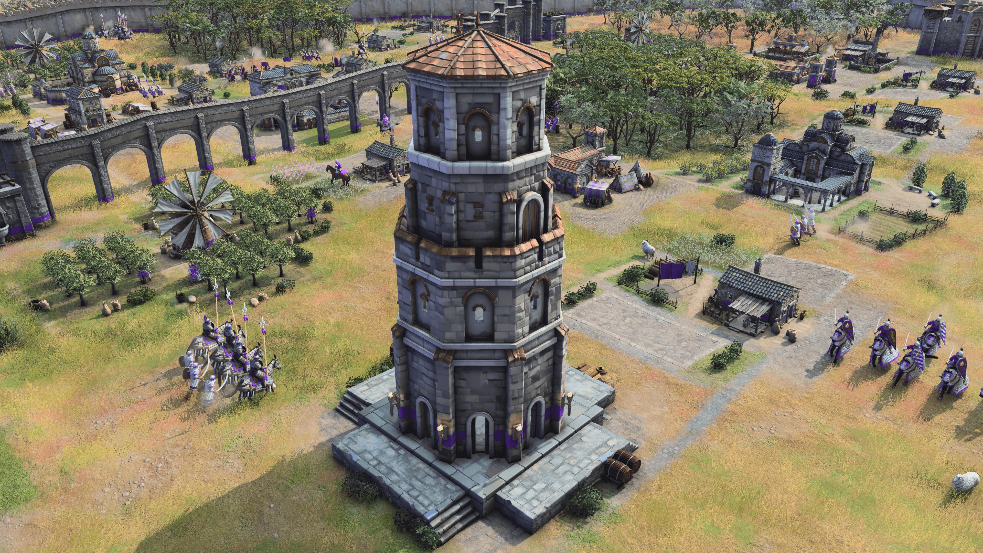 Age of Empires 4 Byzantine Tower of the Golden Horn.