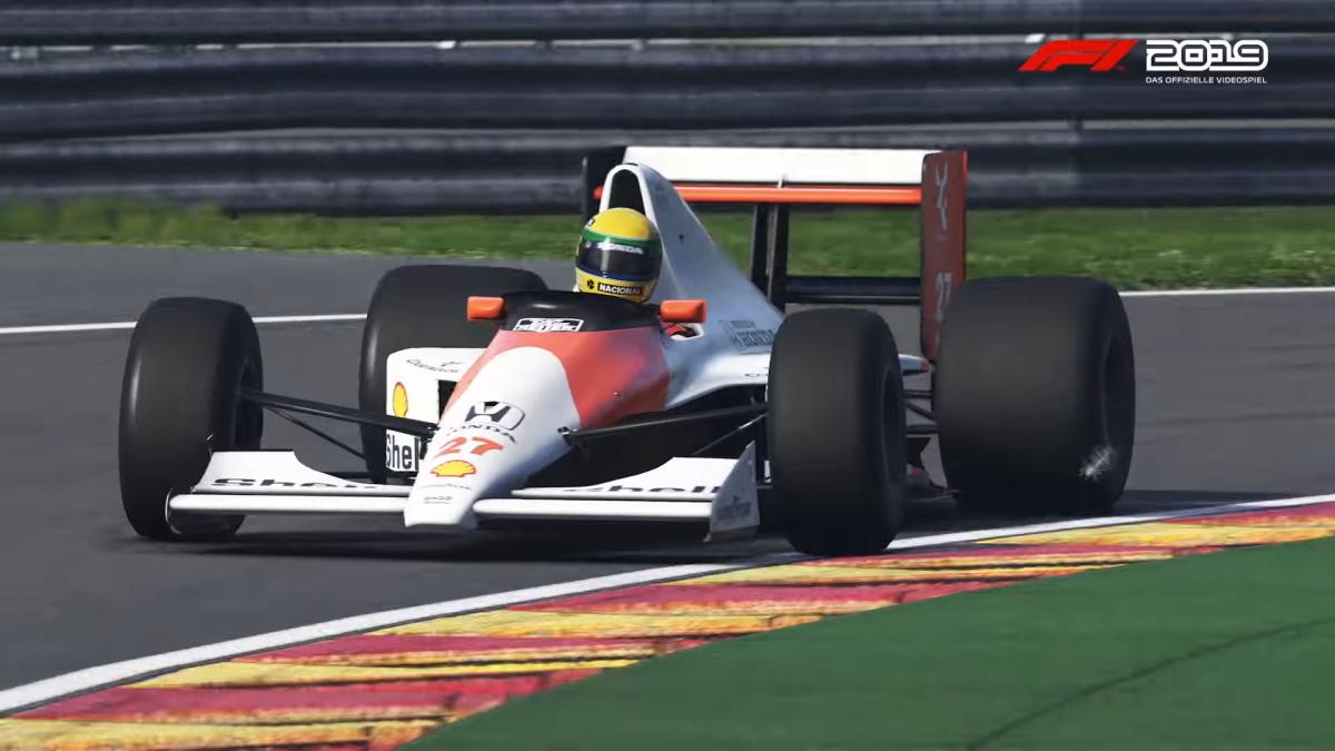 F1 2019 trailer screenshot - classic cars