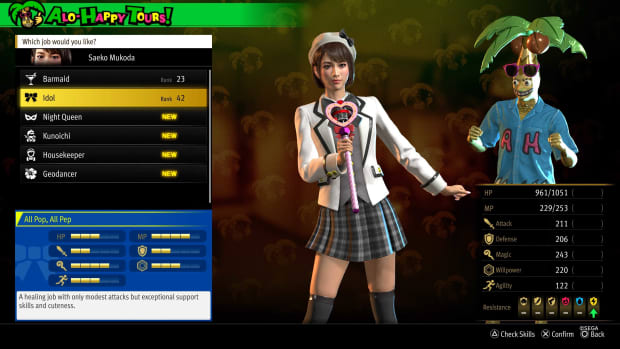 Saeko as an idol in Like a Dragon: Infinite Wealth