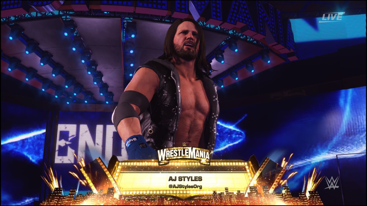 WWE 2K24 AJ Styles