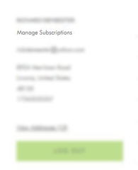 Manage Subscription Services